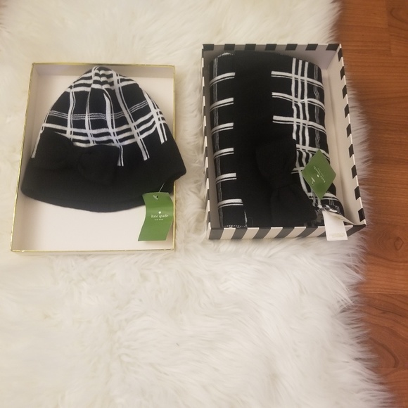 NWT Kate Spade hat and scarf in box. - Picture 6 of 8